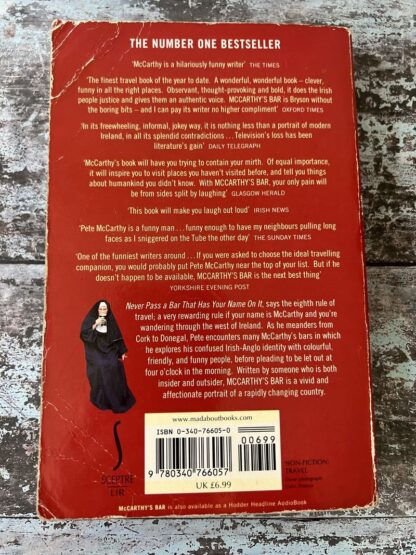 An image of a book by Pete McCarthy - McCarthy's Bar