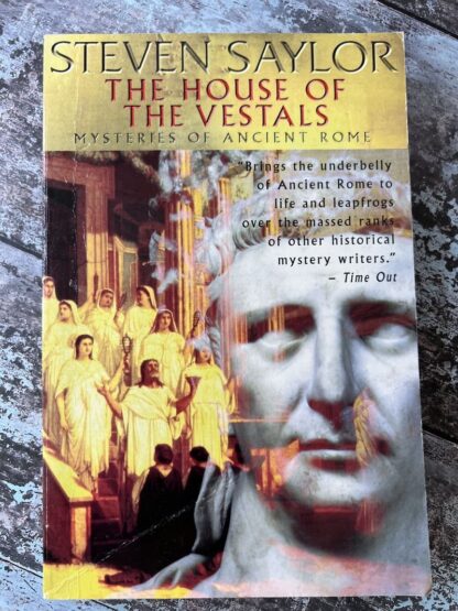An image of a book by Steve Saylor - The house of the vestals