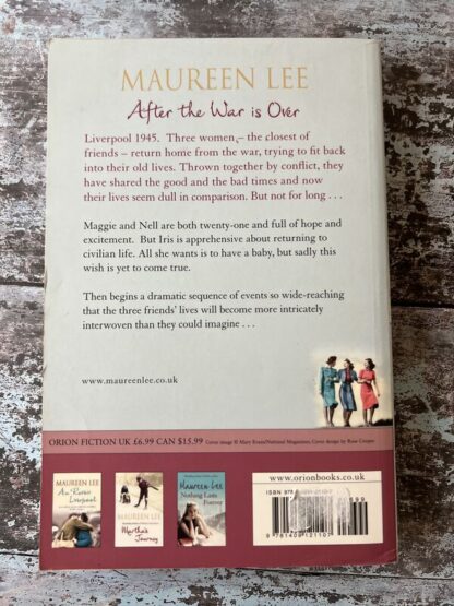 An image of a book by Maureen Lee - After the war is over