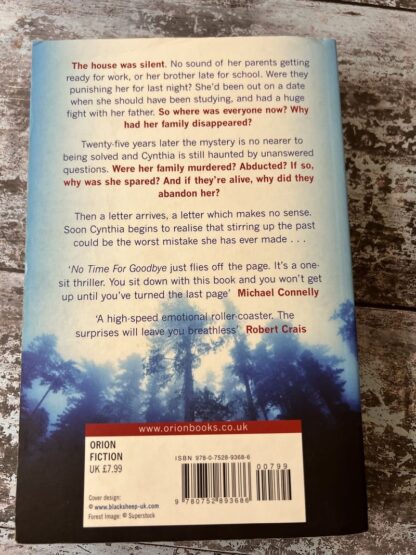 An image of a book by Linwood Barclay - No time for goodbye