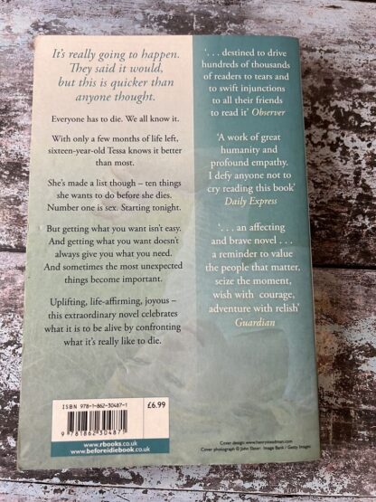 An image of a book by Jenny Downham - Before I die