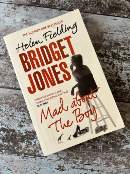 An image of a book by Helen Fielding - Bridget Jones mad about the boy