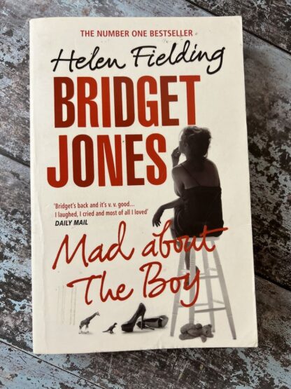An image of a book by Helen Fielding - Bridget Jones mad about the boy