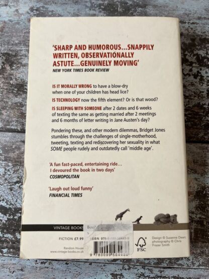 An image of a book by Helen Fielding - Bridget Jones mad about the boy