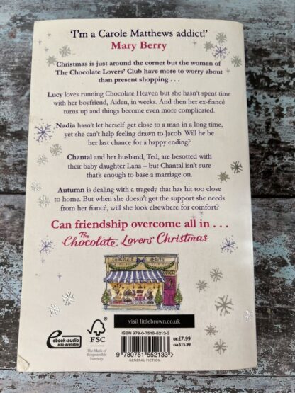 An image of a book by Carole Matthews - The Chocolate Lovers' Christmas