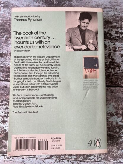 An image of a book by George Orwell - Nineteen Eighty-Four