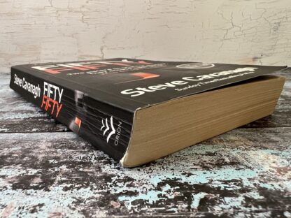 An image of a book by Steve Cavanagh - Fifty Fifty