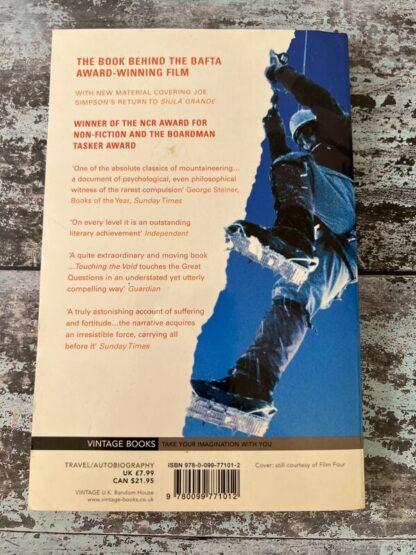 An image of a book by Joe Simpson - Touching the Void