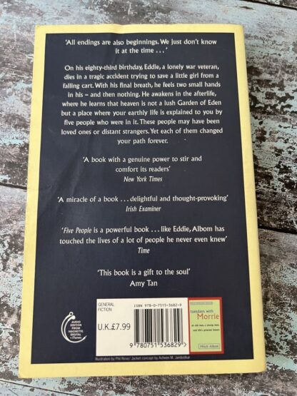 An image of a book by Mitch Albom - The Five People you meet in Heaven
