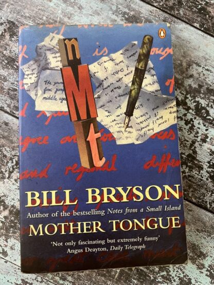 An image of a book by Bill Bryson - Mother Tongue
