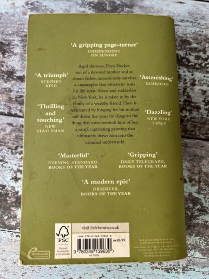 An image of a book by Donna Tartt - The Goldfinch