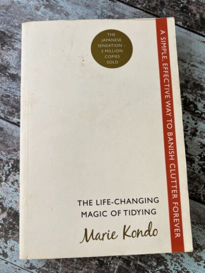 An image of a book by Marie Kondo - the Life Changing Magic of Tidying