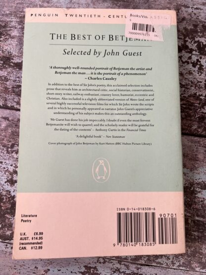 An image of a book by The Best of Betjeman - John Guest