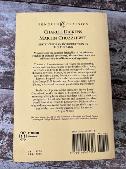 An image of a book by Charles Dickens - Martin Chuzzlewit