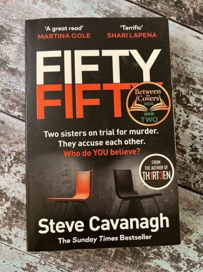 An image of a book by Steve Cavanagh - Fifty Fifty