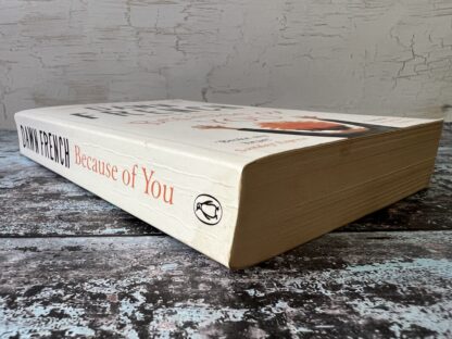 An image of a book by Dawn French - Because of you