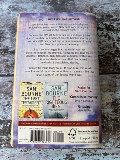 An image of a book by Sam Bourne - The Final Reckoning