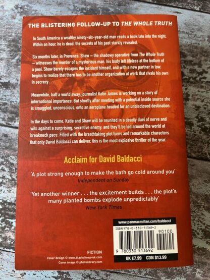 An image of a book by David Baldacci - Deliver Us from Evil