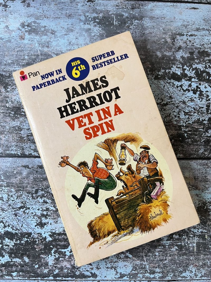 An image of a book by James Herriot - Vet in a spin