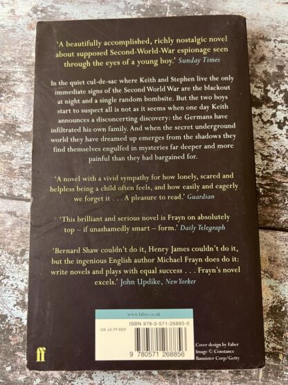 An image of a book by Michael Frayn - Spies