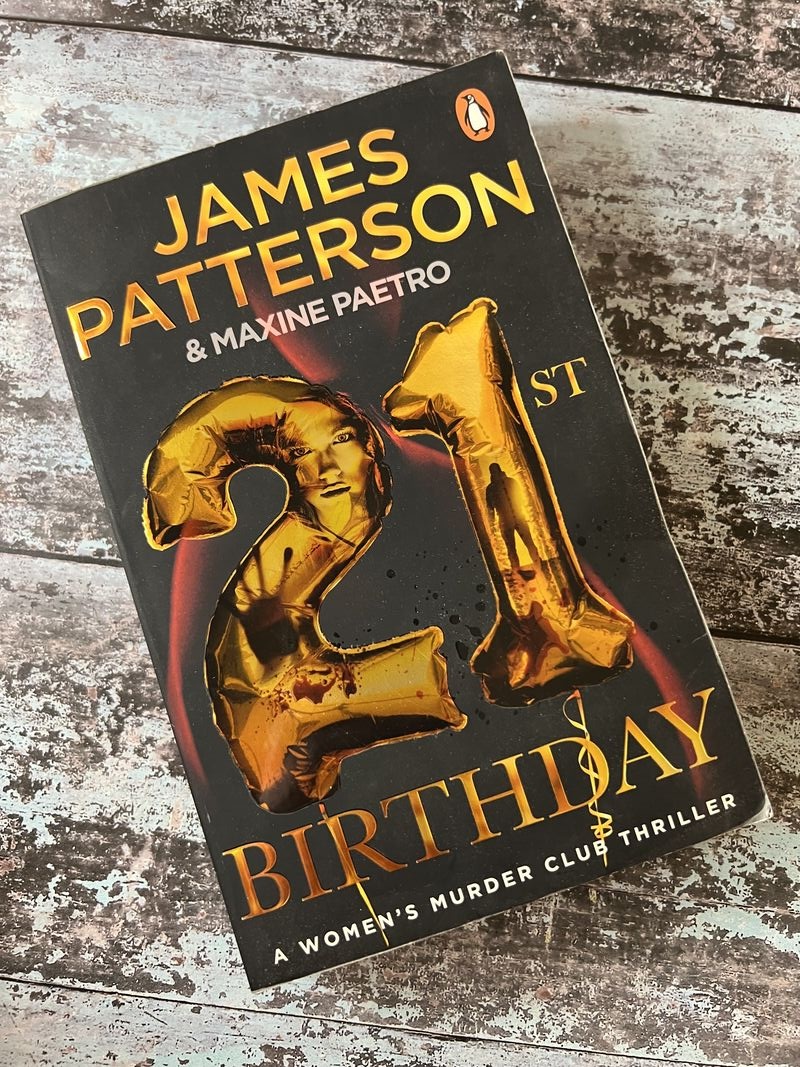 An image of a book by James Patterson - 21st Birthday