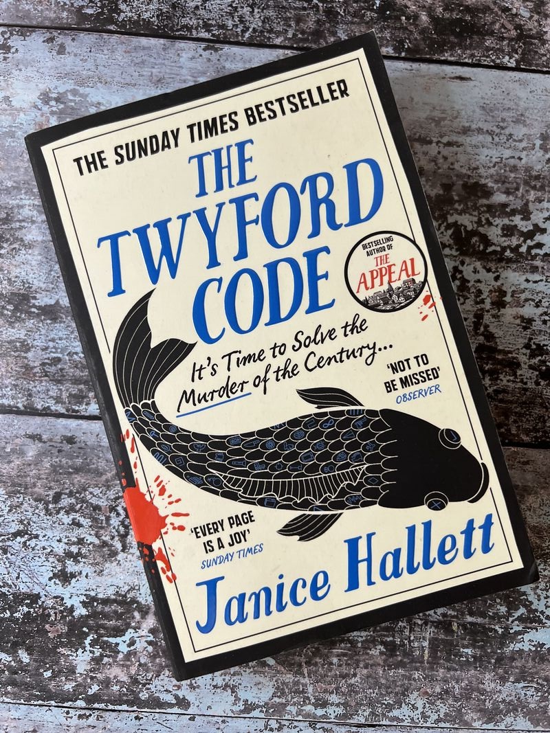 An image of a book by Janice Hallett - The Twyford Code