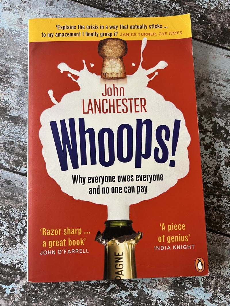 An image of a book by John Lanchester - Whoops!