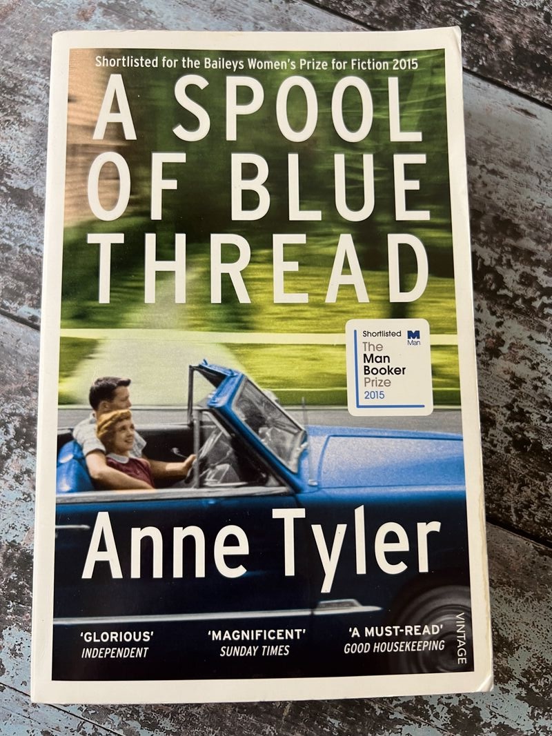 An image of a book by Anne Tyler - A Spool of Blue Thread