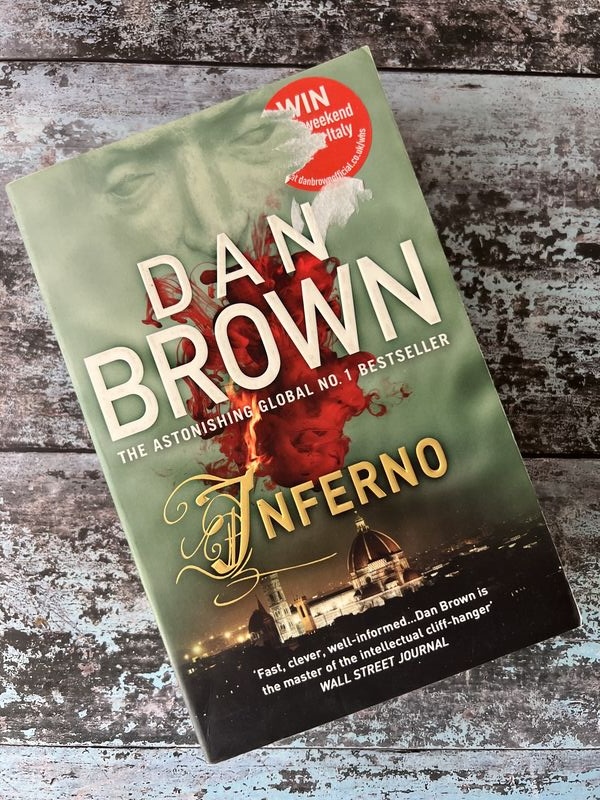 An image of a book by Dan Brown - Inferno