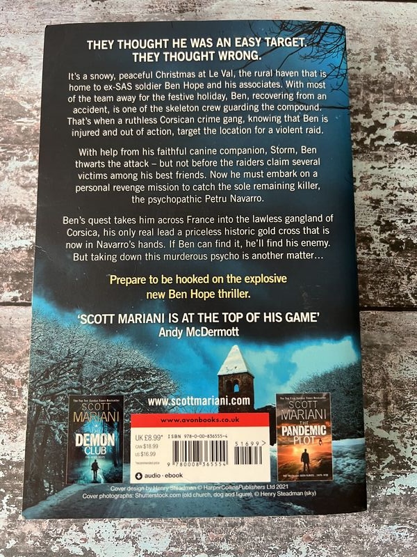 An image of a book by Scott Mariani - The Crusader's Cross