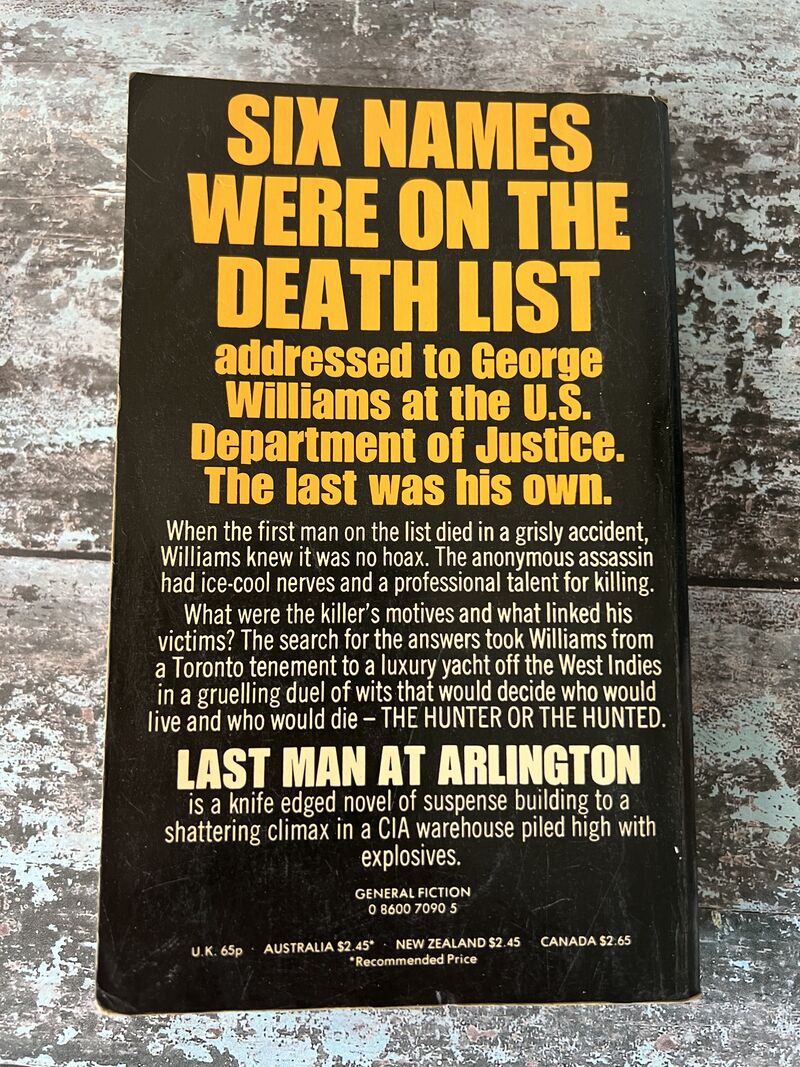 An image of a book by Jospeh DiMona - Last Man at Arlington