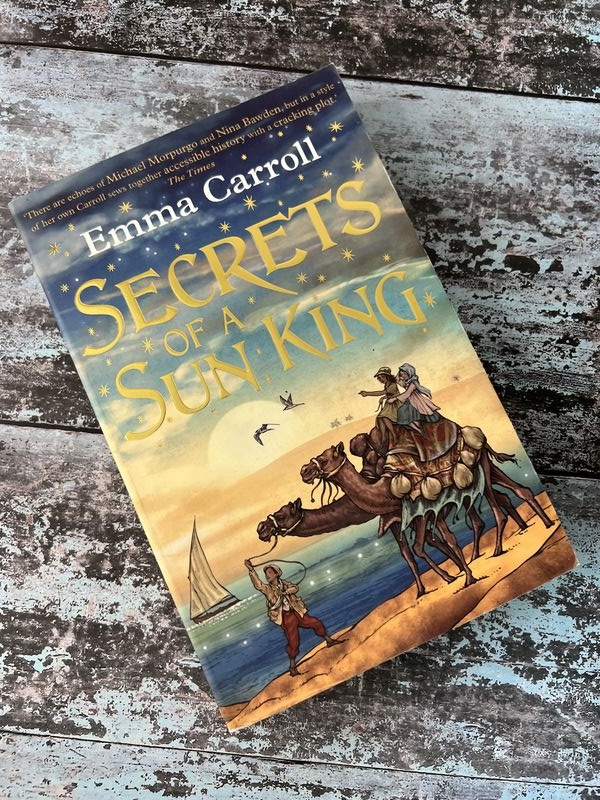 An image of a book by Emma Carroll - Secrets of a Sun King