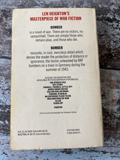An image of a book by Len Deighton - Bomber