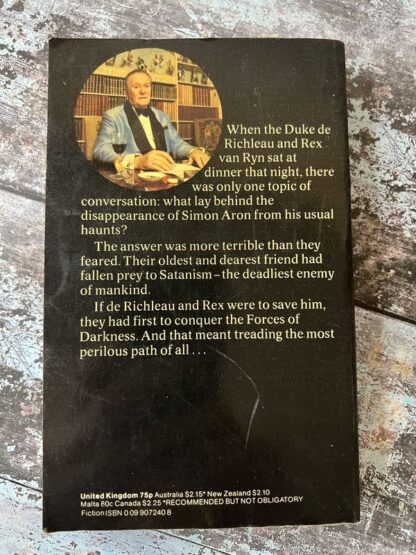 An image of a book by Dennis Wheatley - The Devil Rides Out