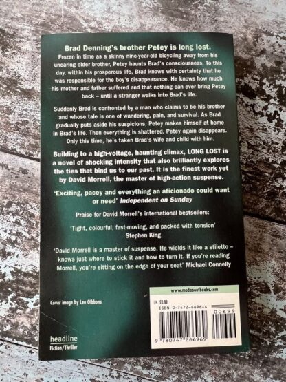 An image of a book by David Morrell - Long Lost