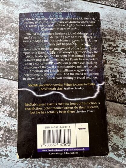 An image of a book by Andy McNab - Firewall