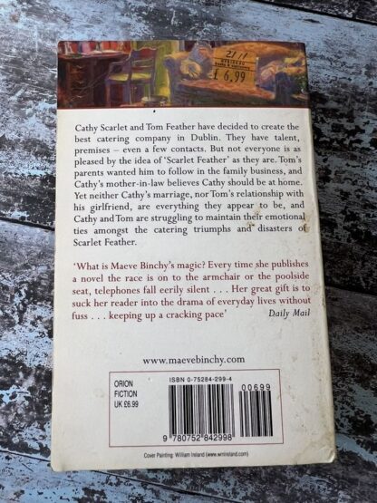 An image of a book by Maeve Binchy - Scarlet Feather