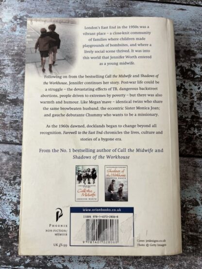 An image of a book by Jennifer Worth - Farewell to the East End