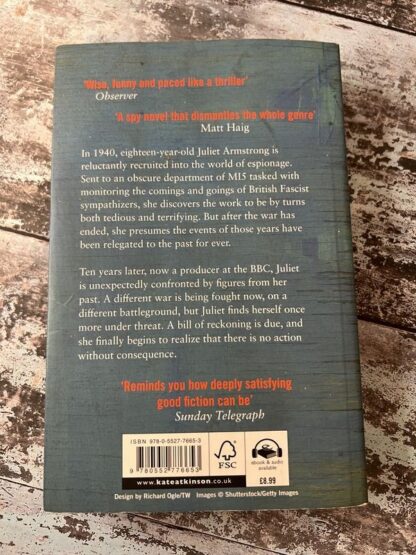 An image of a book by Kate Atkinson - Transcription