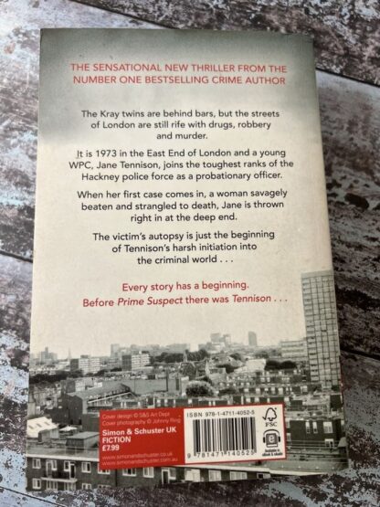 An image of a book by Lynda La Plante - Tennison