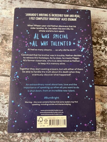 An image of a book by Danielle Jawando - And the Stars were burning brightly