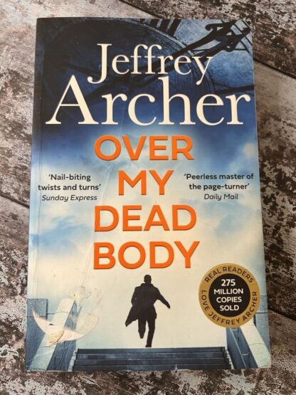 An image of a book by Jeffrey Archer - Over My Dead Body