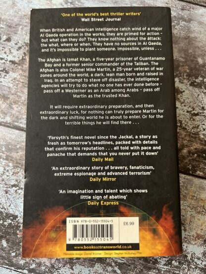 An image of a book by Frederick Forsyth - The Afghan