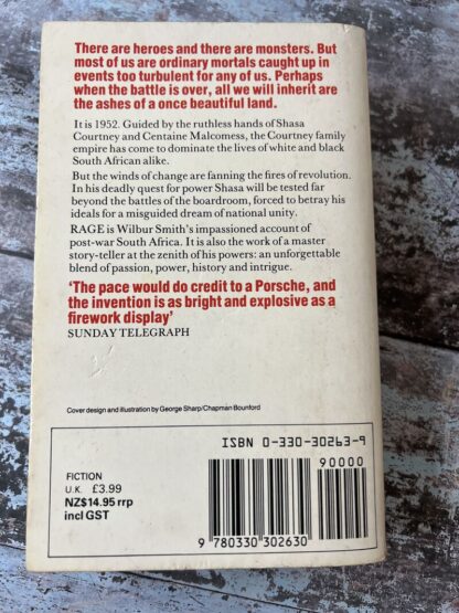 An image of a book by Wilbur Smith - Rage