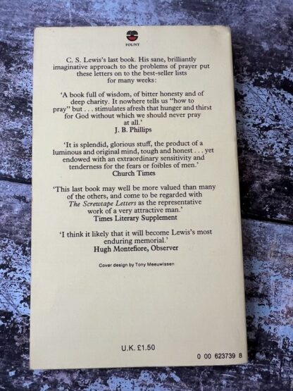 An image of a book by C S Lewis - Letters to Malcolm