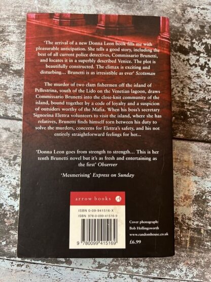 An image of a book by Donna Leon - A Sea of Troubles