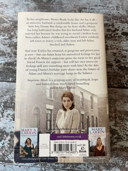 An image of a book by Mary Larkin - Suspicious Minds