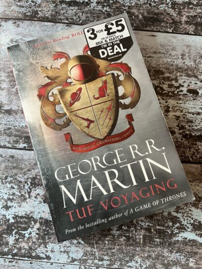 An image of a book by George R R Martin - Tuf Voyaging