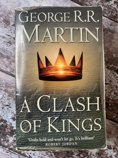 An image of a book by George R R Martin - A Clash of Kings
