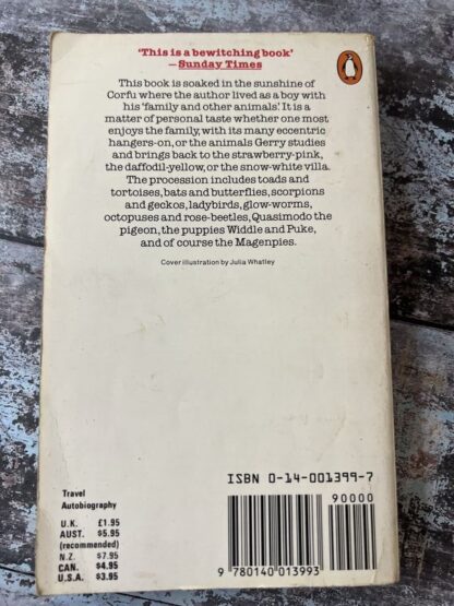 An image of a book by Gerald Durrell - My Family and other Animals